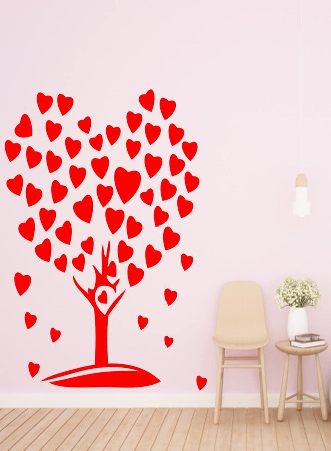 ARandNJ مجموعة قوالب ARandNJ للرسم على الجدران (عبوة واحدة، المقاس: 16 × 24 بوصة) - تصميم شجرة الحب المتساقطة - قابلة لإعادة الاستخدام - تصميم يمكنك صنعه بنفسك - مناسبة لغرفة الصلاة، المدخل، غرفة المعيشة، وتزيين المكاتب - Image 3